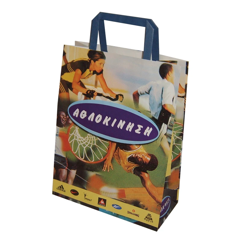 handle flod kraft paper bag