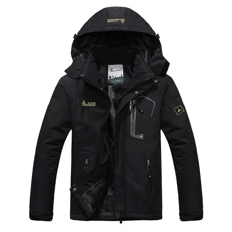 

Plus Size Lover Winter Inner Fleece Waterproof Jacket Outdoor Sport Warm Brand Coat Hiking Camping Trekking Skiing Men And Women
