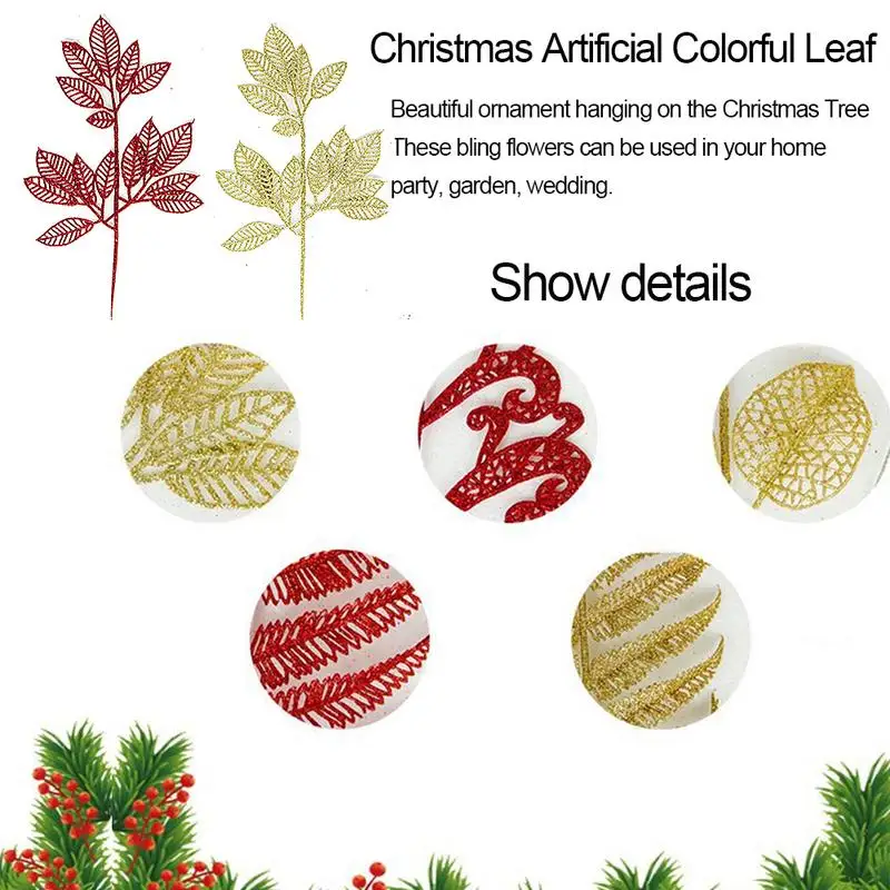 

Christmas Fabric Simulation Colorful Leaf Christmas Tree Colorful Leaf Decoration Christmas Decoration Artificial Colorful Leaf