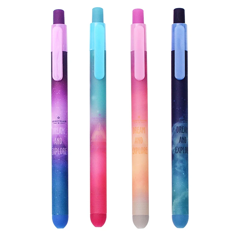 

Creative Starry Star Gel Pen 0.5mm Plastic Pens Jelly Black Ink Pens School Supplies Korean Stationery Student High Quality