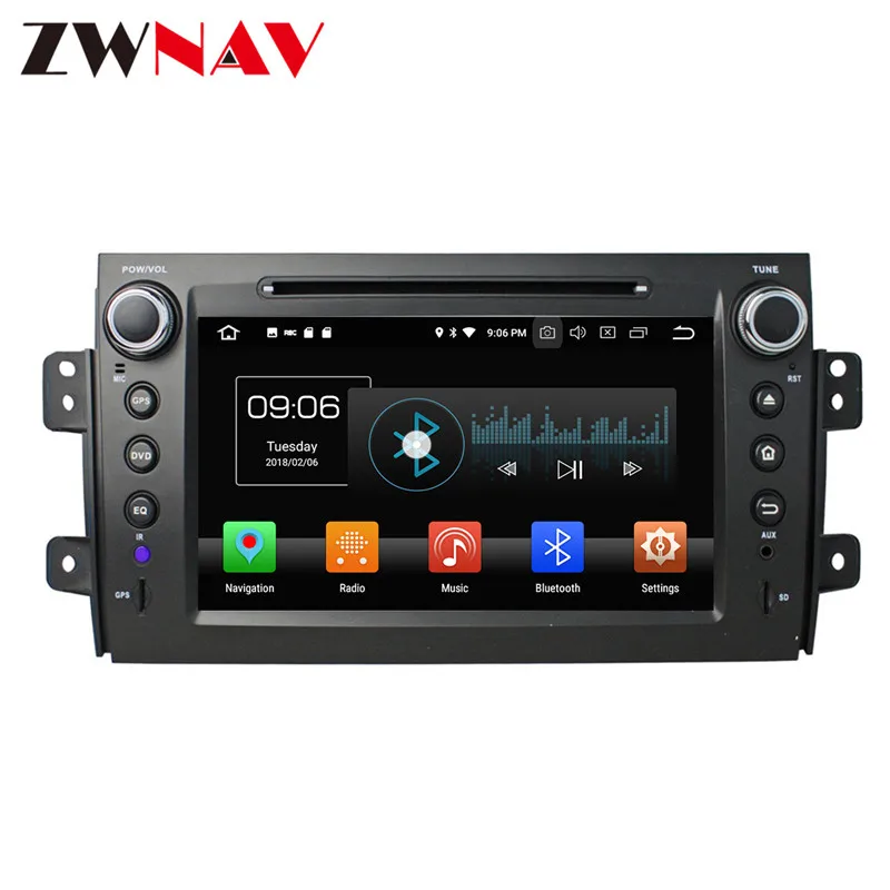 Sale Android 8 4+32G Car DVD Player GPS navigation For Suzuki SX4 2006-2012 head unit multimedia player tape recorder 5