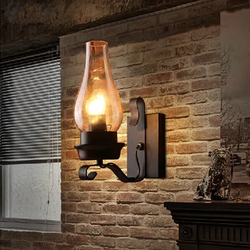 

Loft Retro wall lamps E27 LED sconce wall lights for bedroom corridor bar aisle restaurant pub cafe wall lamp wall sconce