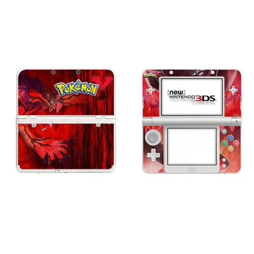 Виниловая наклейка на кожу наклейка на 3DS Skins наклейка s для NEW 3DS виниловая Защитная Наклейка-для Pokemon GO Pukachu - Цвет: N3DS0014