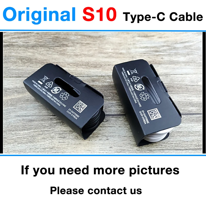 

100pcs/lot Original 1m Type-C USB Data Sync Cable Charging Cord For Samsung S8 S9 plus S10 Note 8 9
