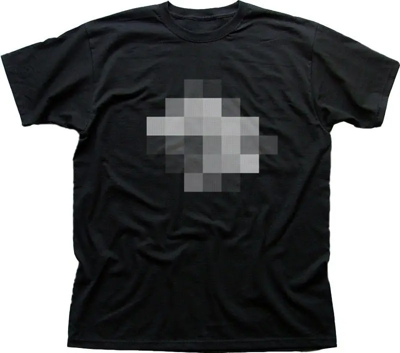 

Inappropriate Censored black cotton t-shirt OZ9441