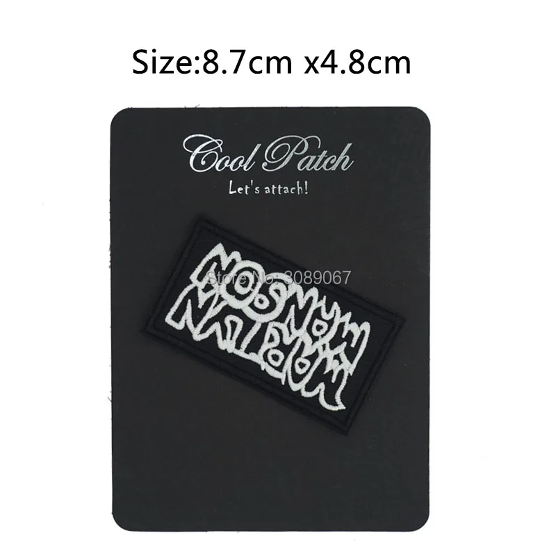 

MARILYN MANSON Logo Music Rock Band LOGO Embroidered NEW IRON ON SEW ON Patch Applique Baseball Cap Hat Heavy Metal