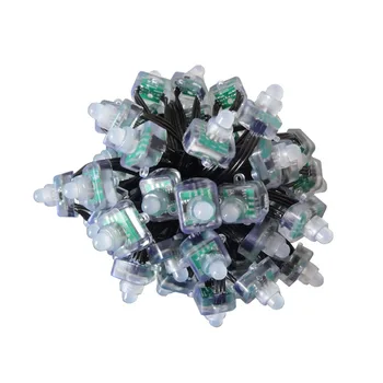 

LMID 1000pcs Node 12MM Digital Square WS2811 IC Pixel Module String 5V 12V Waterproof 2811 Individually Addressable String Light