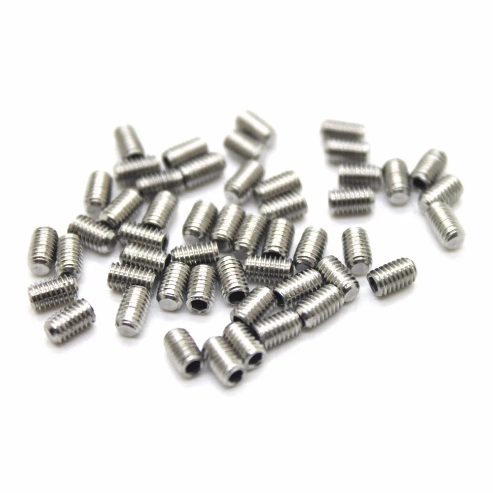 100Pcs M3 M4 304 Stainless Steel Metric Thread Surfboard Fin Screws