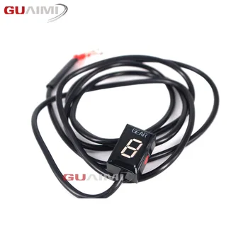 

Motorcycle LCD Electronics 6Speed 1-6 Level Gear Indicator LED Digital Gear Meter Accessories For Kawasaki Z750R Ninja 400R 650R