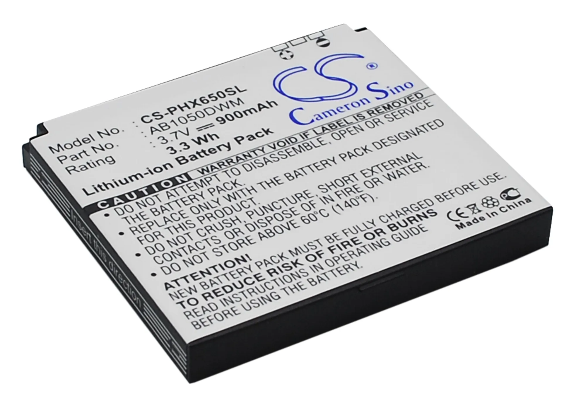 Cameron Sino высокое качество 900 мАч батарея AB1050DWM для Philips Xenium X510 X605 X650 X712 X810|cameron sino|battery