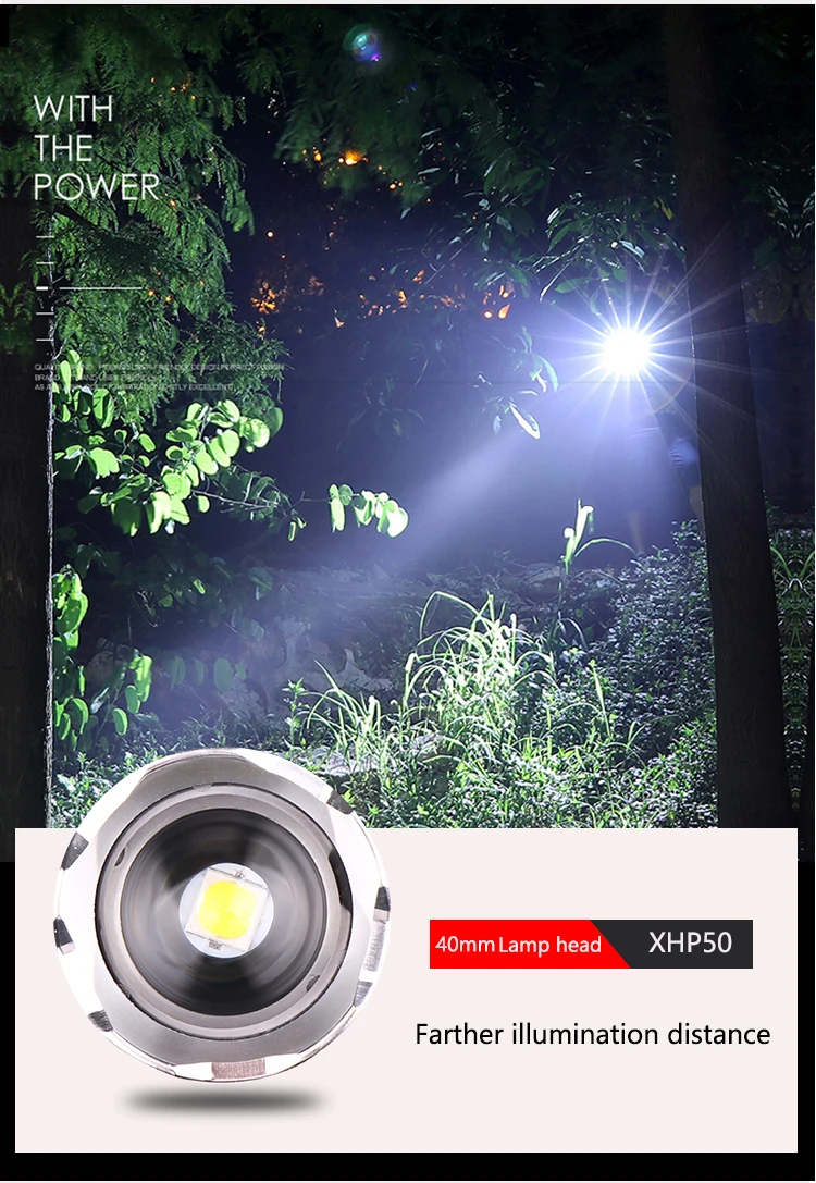 Самый мощный светодиодный фонарик xhp70.2 фонари usb зум фонарь xhp70 xhp50 26650 18650 перезаряжаемый походный фонарь