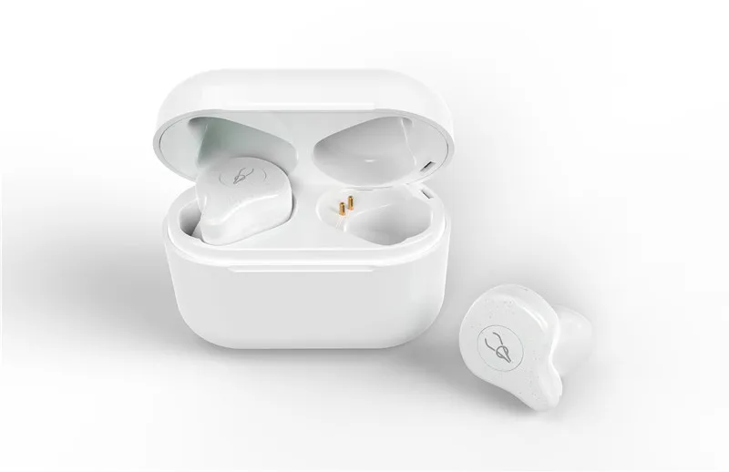 Новые Sabbat X12Pro беспроводные Bluetooth наушники HIFI наушники-вкладыши с шумом Спортивная гарнитура Беспроводная зарядка PK Redmi Airdots - Color: White