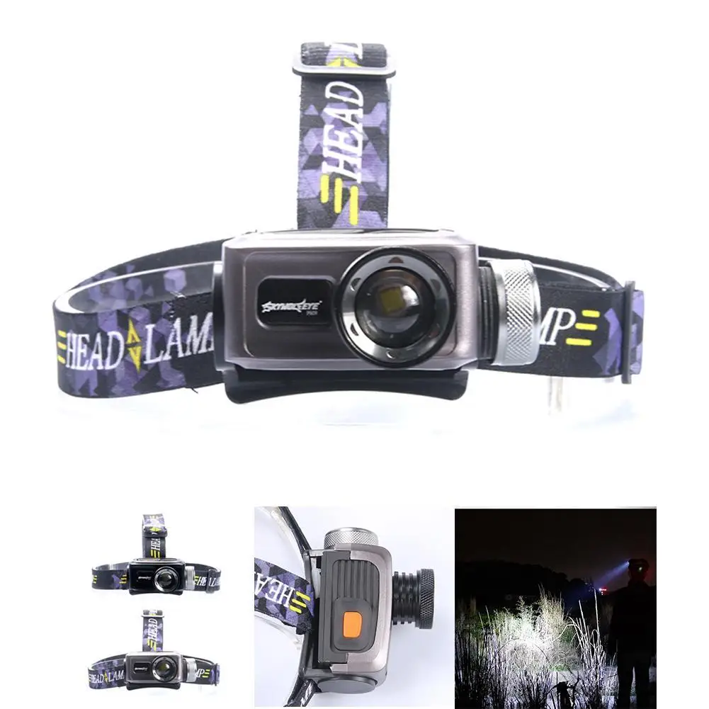 

Led Headlamp 10000LM T6 Zoomable Headlight Waterproof Head Torch flashlight Head lamp Fishing Hunting Light With USB