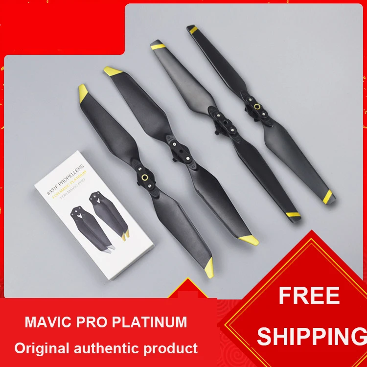 

mavic pro 8331 propellers mavic pro Platinum low noise propeller original gold silver striped professional Camera Drones wings