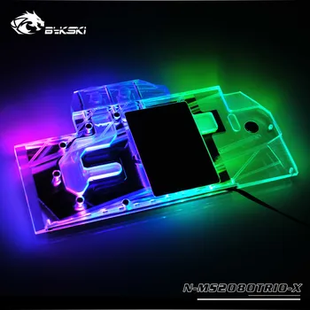 

Bykski Full Coverage GPU Water Block For VGA MSI RTX 2080 GAMING X TRIO Graphics Card N-MS2080TRIO-X