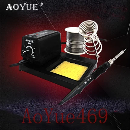 Оригинальный Aoyue 469 ESD Регулируемая портативная Мини паяльная