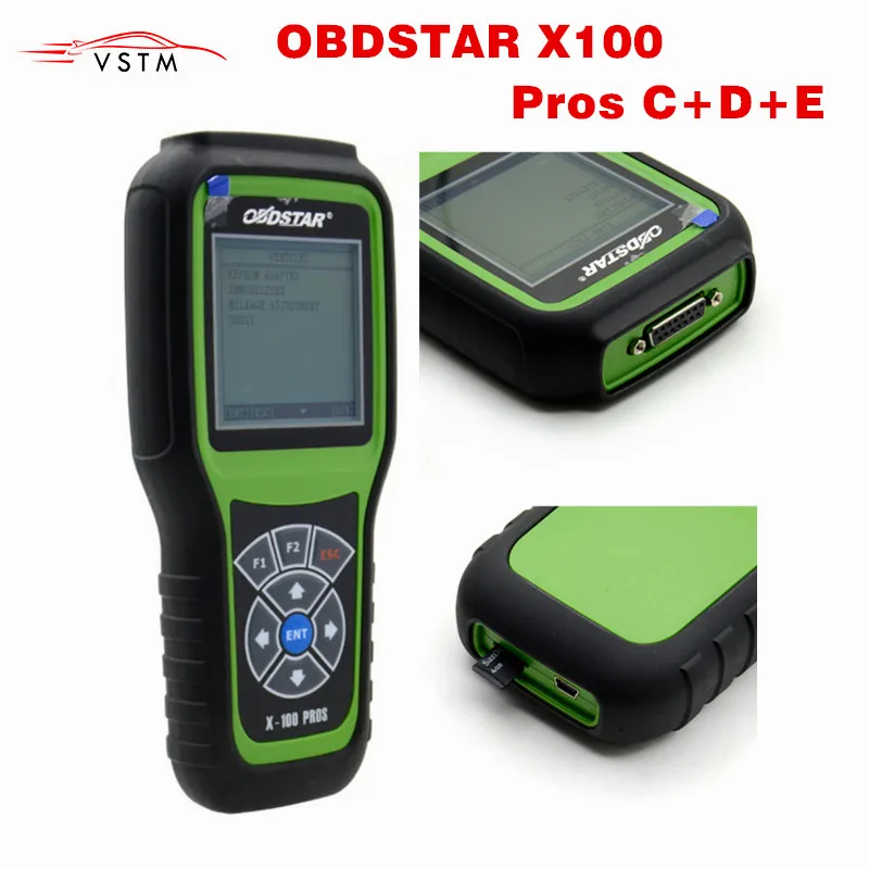 

OBDStar X-100 PROS X100 PRO Auto Key Programmer (C+D+E Model) Full Function IMMOBILISER+Odometer+EEprom Adapter X 100 PRO