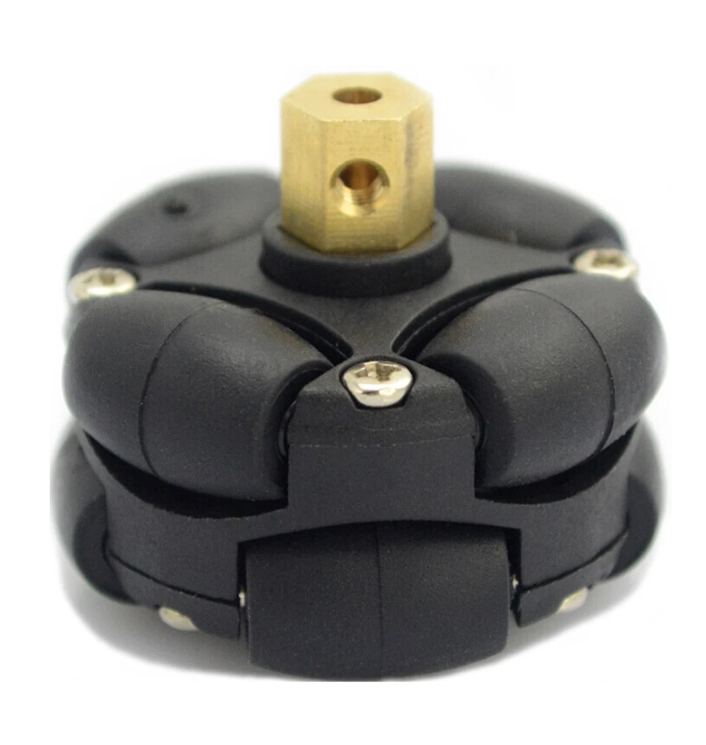 UniHobby UH184 38 мм 1 5 дюйма двойное пластиковое колесо Omni с 3 4 монтажными соединениями