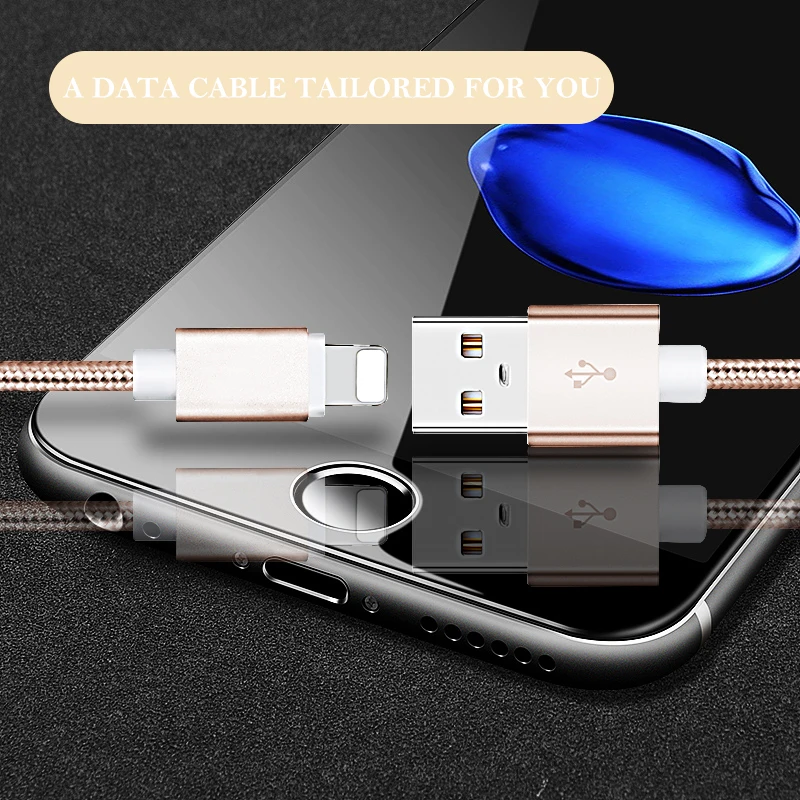 USB Cable for iPhone Fast Charger Lighting USB Cables Charging Cord For iPhone XR Xs Max X For iPhone 10 8 7 6 5 Plus iPad (5)