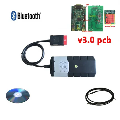 

New VCI TCS CDP Green V3.0 PCB 2015.R3 KEYGEN Cars Trucks Diagnostic Tool with Bluetooth vd ds150e cdp for delphis obd2 scanner