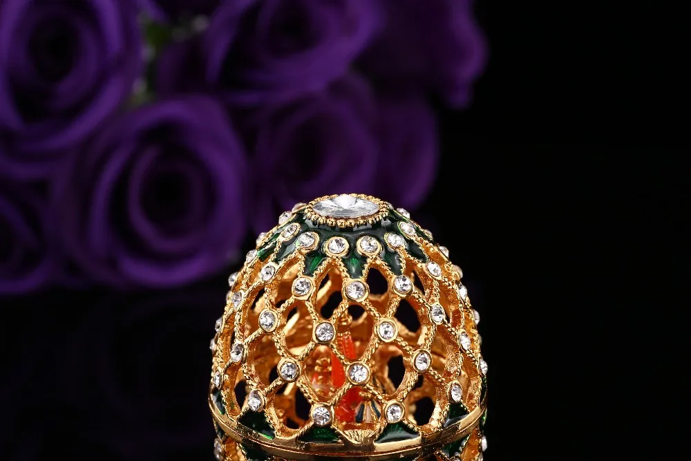 Qifu luxo estilo rússia qifu faberge ovo