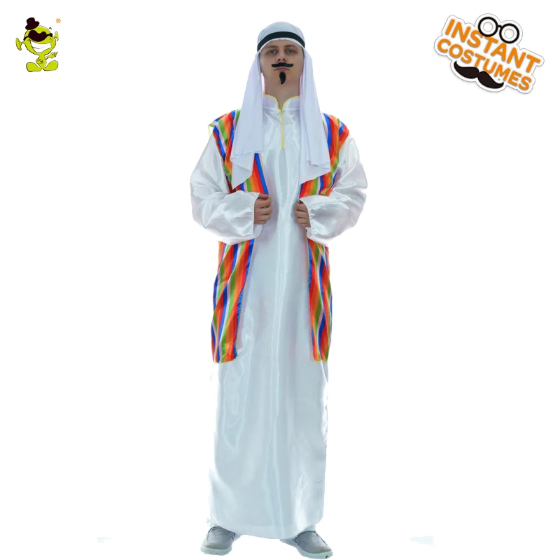 Men's Arab Costume Middle East Arabians Costume Robe Adult Clothes