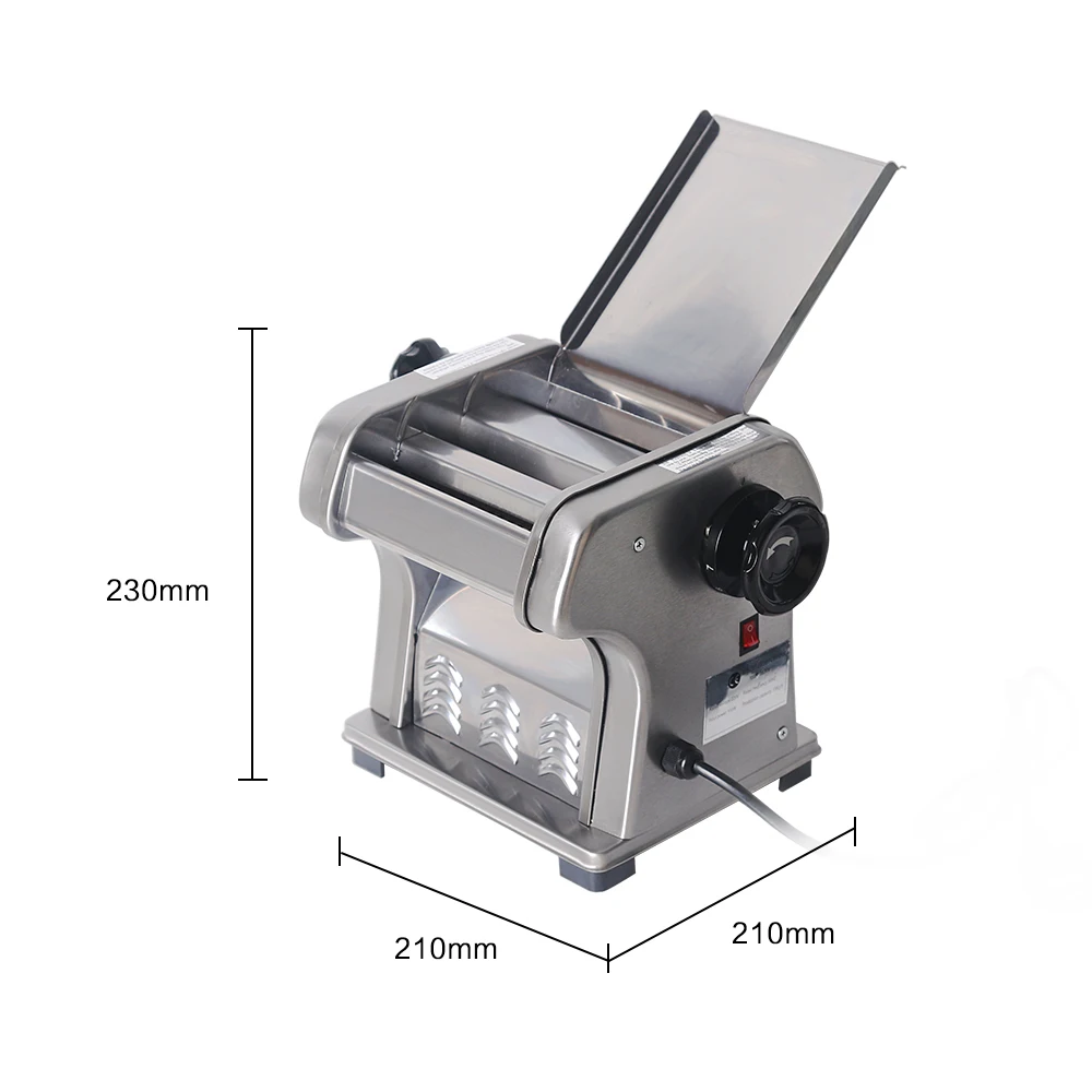 ITOP Stainless Steel 2 Blades Noodle Machine, 0.5-3mm Thickness Heavy Duty Noodle Maker,Pasta Maker Pasta Cutter Machine