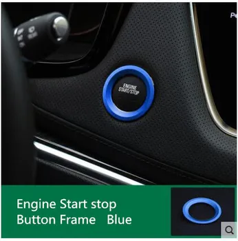 

Black / Silver /Blue Engine Start Stop Button Frame For Cadillac XT5 Z2EA1369