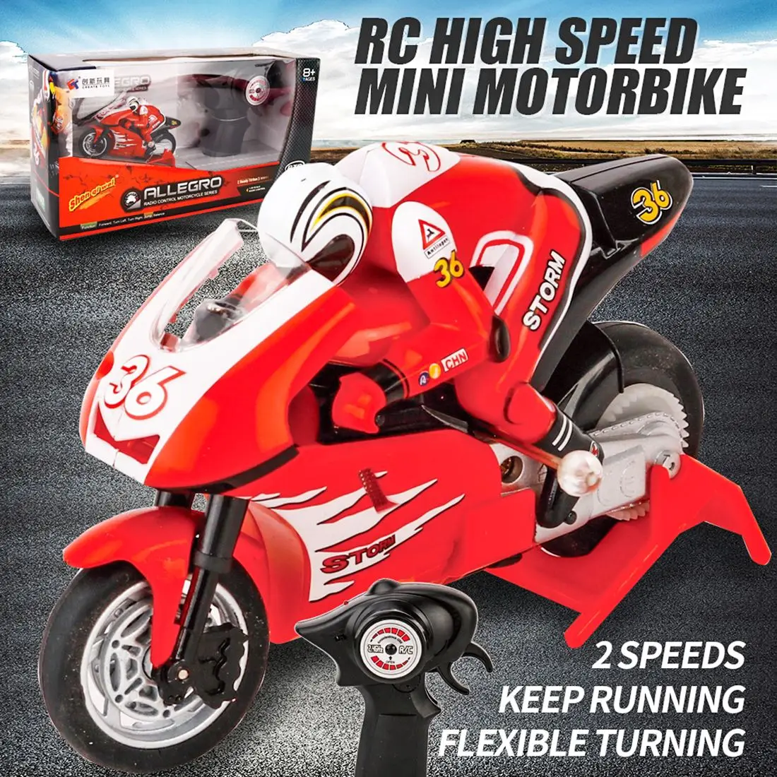 Возраст 8+ Мини Магический престиж 2,4g MHZ Радиоуправляемый мотоцикл высокоскоростная игрушка для детей игрушки на дистанционном управлении для мальчиков крутые забавные игрушки