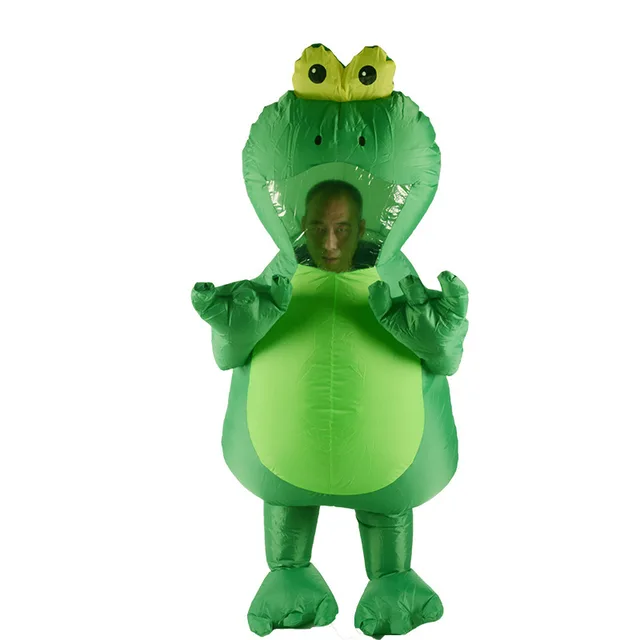 Adult Halloween Animal Cosplay Costumes Inflatable Frog Costume