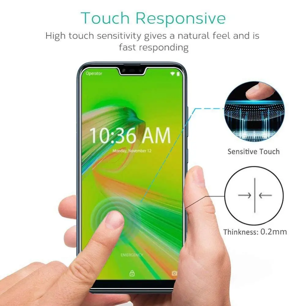 2 шт. ASUS Zenfone Max M2 ZB633KL 2.5D 9H закаленное стекло для Asus ZenFone Pro ZB631KL Защитная пленка