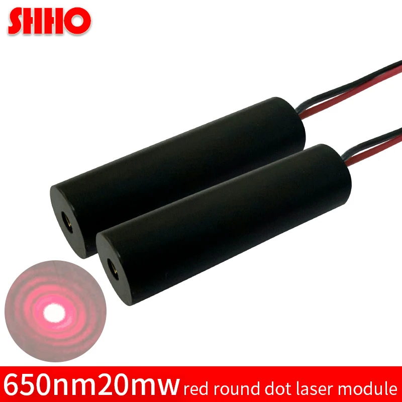 

high quality 650nm 20mw red round laser module adjustable spot red laser diode industrial grade machine sight DIY accessories