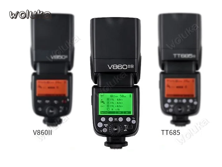 Вспышка Godox V860II E TTL Li Ion Speedlite (V860II S/C/N/F/O) для камеры S/N/C/O/F CD50 T06Y|Фотовспышки| |