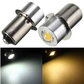 

LED Light Flashlight Bulb For Interior Bike Torch Spot Lamp Bulb High Brightness P13.5S PR2 1W 90Lumen Warm/White DC3-18V/DC18V