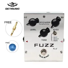 Biyang Tonefancier FZ-7 гитарная педаль эффекта баса 3 модели Фуз-эффект гитарная педаль истинный Обход с Золотая педаль разъем