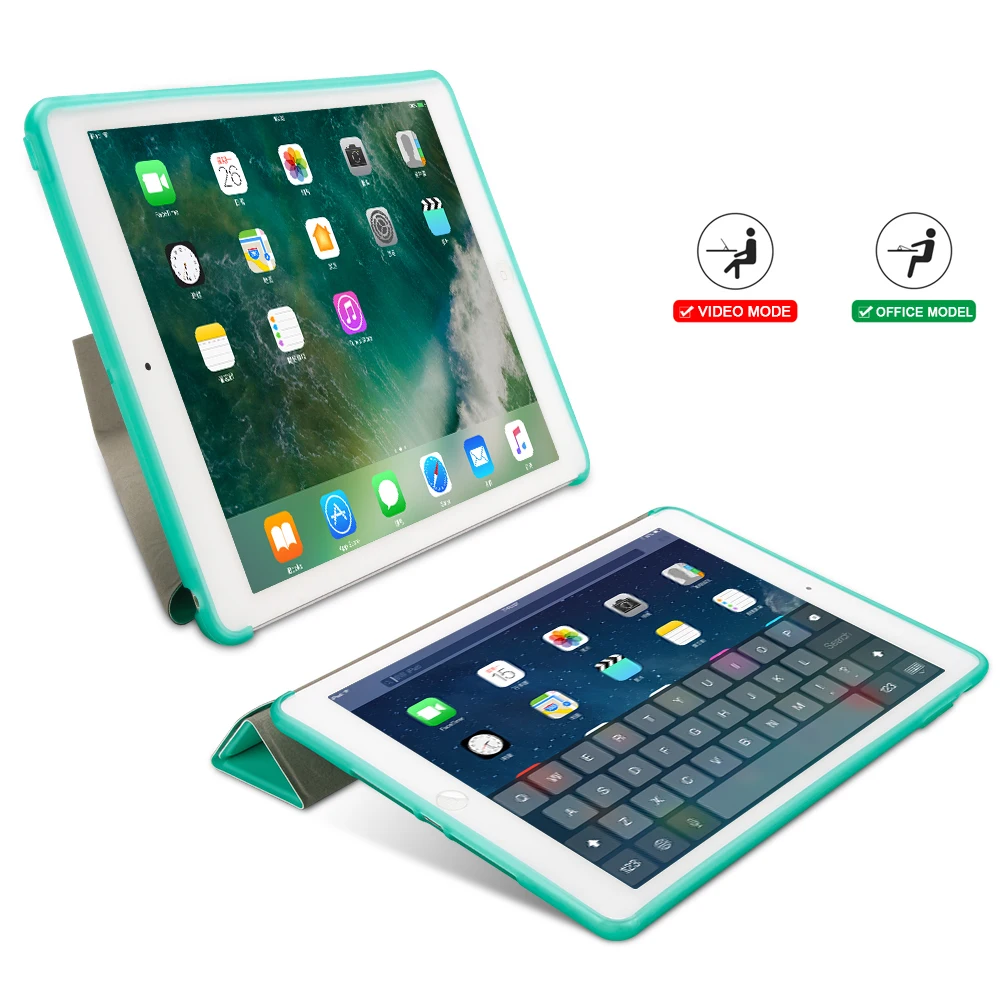 Case-Cover-for-iPad-9-7-2017-GOLP-PU-Leather-Magentic-Smart-Cover-Soft-TPU-Back (2)