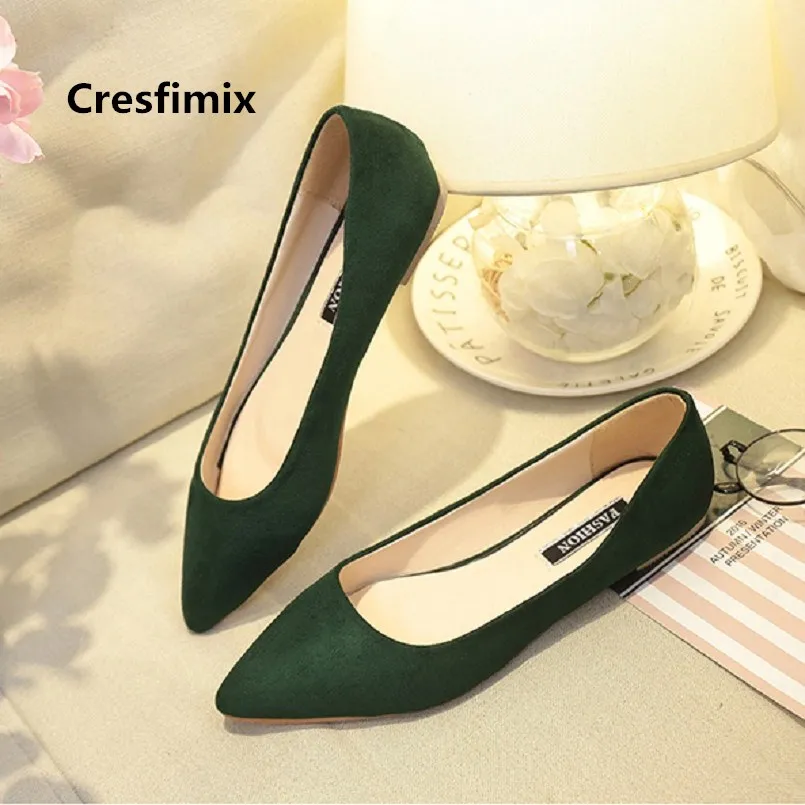 

Women Fashion Comfortable Slip on Pointed Toe Flat Shoes Lady Leisure Beige Flats Female Cool Spring & Summer Flat Shoes E2382