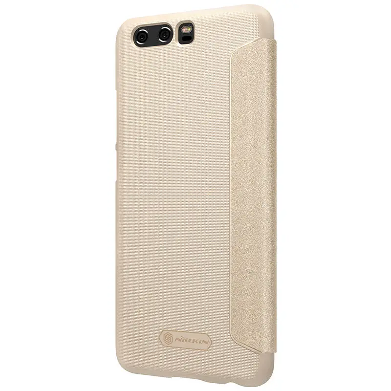Nillkin для huawei p10 case плюс кожа ультра тонкий защитной оболочки флип обложка функция