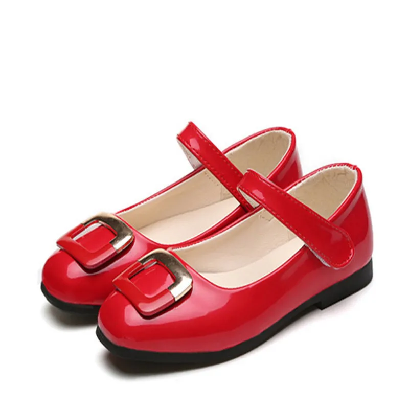 Xinfstreet/Обувь для девочек; 4 цвета; Высококачественная детская обувь из искусственной кожи для девочек; Размеры 26-36 - Цвет: 03