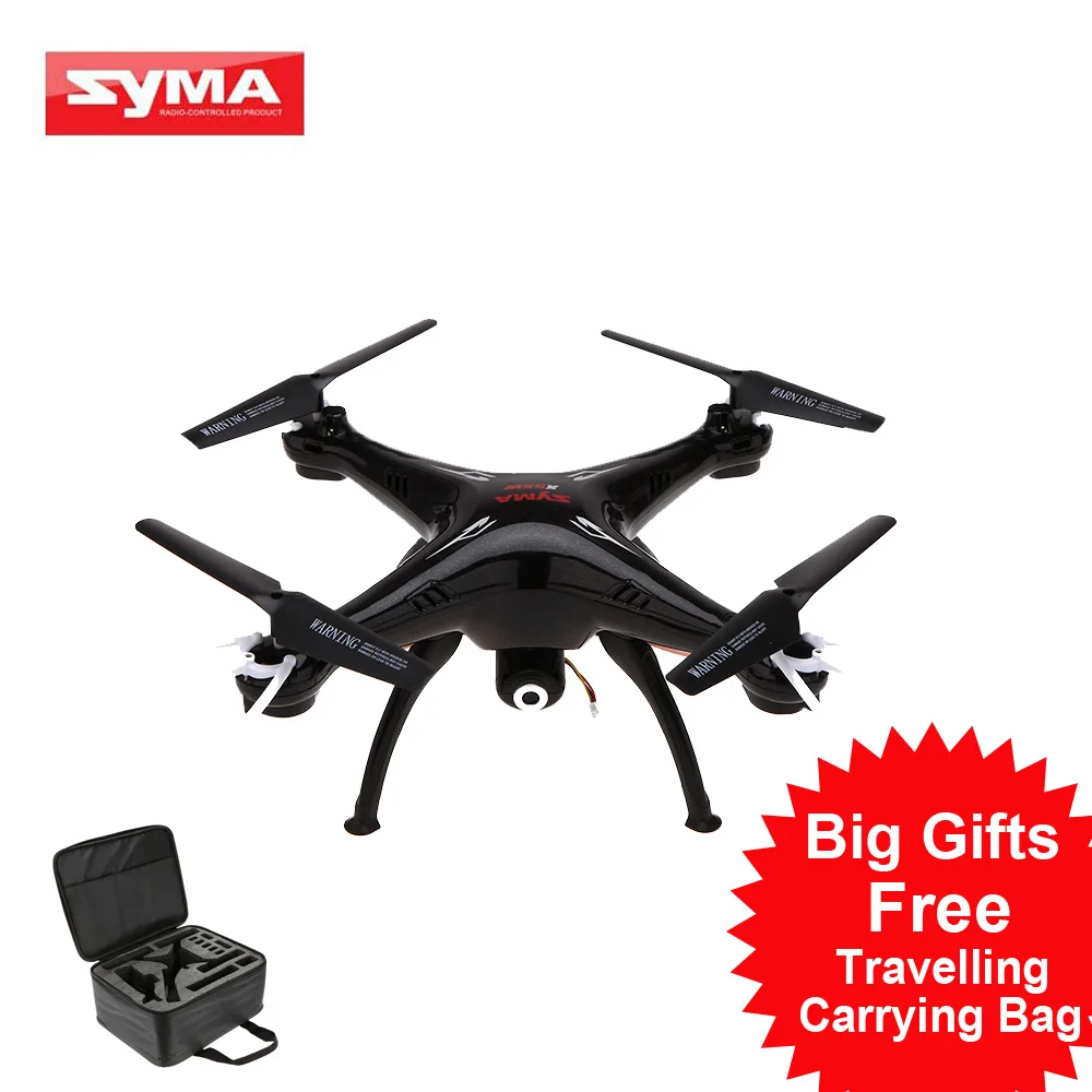 

X5SW 4CH 2.4G 6-axis RC Drone Wifi FPV Quadcopter with Travelling Carrying Bag 0.3MP Camera 3D Roll Flight Function VS X5C