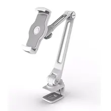 Настольная Пряжка для планшета, подставка для экрана, вращающаяся на 360 градусов, многократное вращение, для ленивых людей, алюминиевый держатель для iPad iPhone 4-11 дюймов