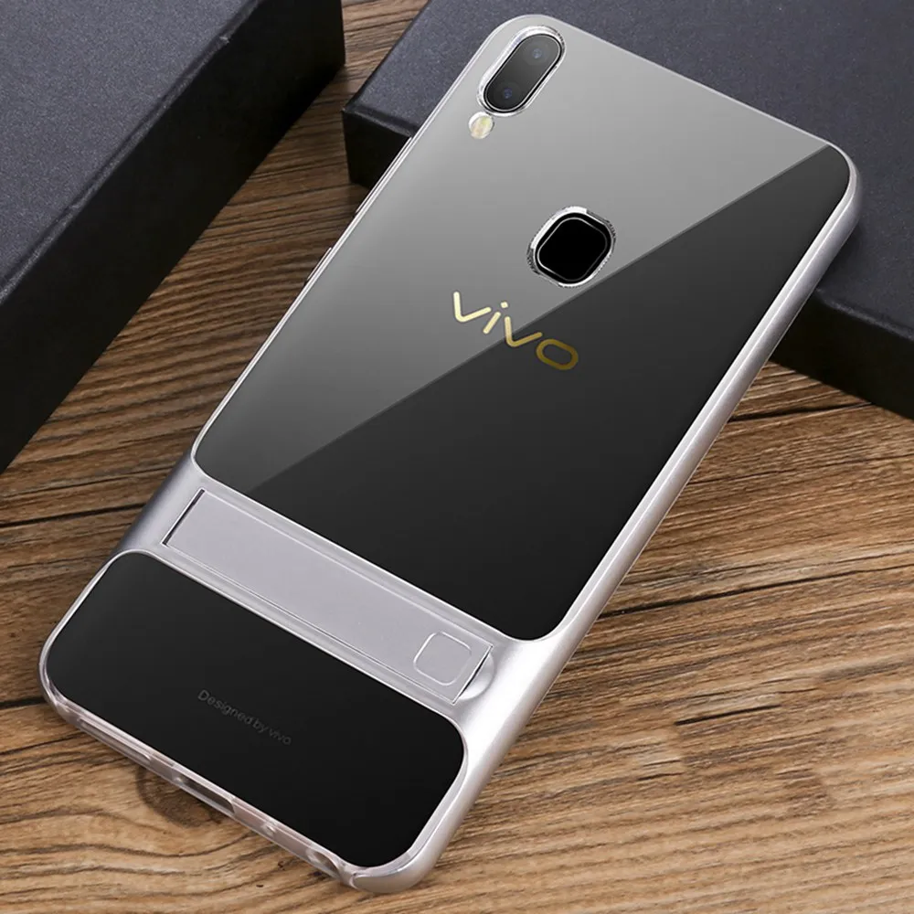 ДЛЯ vivo V9 чехол 6,3 дюймов планшетный ПК+ ТПУ Гибридный чехол-накладка стент задняя крышка чехол для vivo V9 Молодежные Y85 подставка чехол для телефона