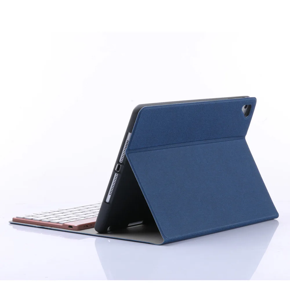Беспроводная съемная 7 видов цветов клавиатура VOBERRY Bluetooth для Ipad 9 дюймов 2017/2018 Pro Air