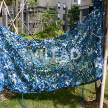 VILEAD 10 м x 10 м(33FT x 33FT) морская синяя цифровая камуфляжная сеть военный армейский Камуфляжный сетчатый солнцезащитный крем для охоты кемпинга палатки
