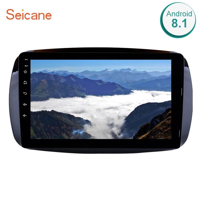 Seicane 9 "Android 8,0/8,1 HD 1024*600 сенсорный экран автомобиля радио для 2015 2016 Mercedes Benz SMART Fortwo Стерео gps навигации