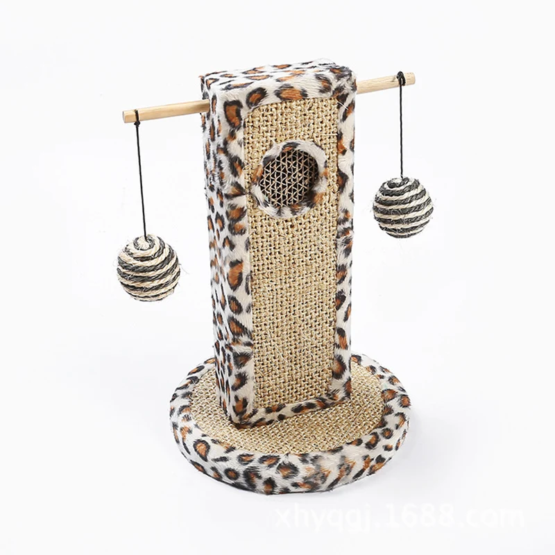 

Sisal Pet Toy Creative Cat Scratching Post Cats Tree Tower Rolling Ball Sisal Mouse Scratch Board Training Toy for Cats Cat Nip