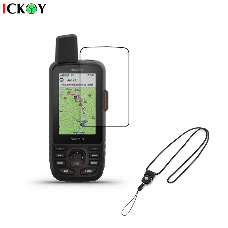 

3pcs LCD Clear Screen Protector Guard Cover Shield Film for Handheld GPS Garmin GPSMap 66i Accessories