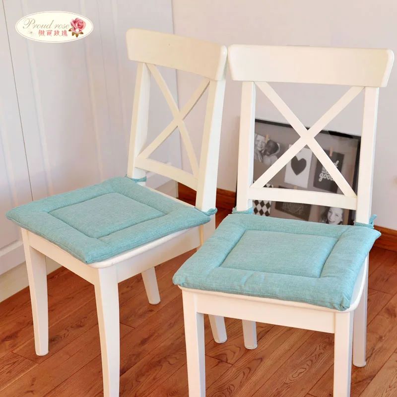 

Proud Rose 40*40cm Thicken Autumn and Winter Chair Cushion Simple Linen Student Seat Cushion Solid Color Office Chair Cushion