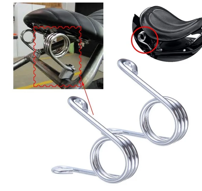 

3" CHROME CUSTOM TORSION TYPE SOLO SEAT SPRINGS FOR TRIUMPH BAS XS BOBBER CAFE