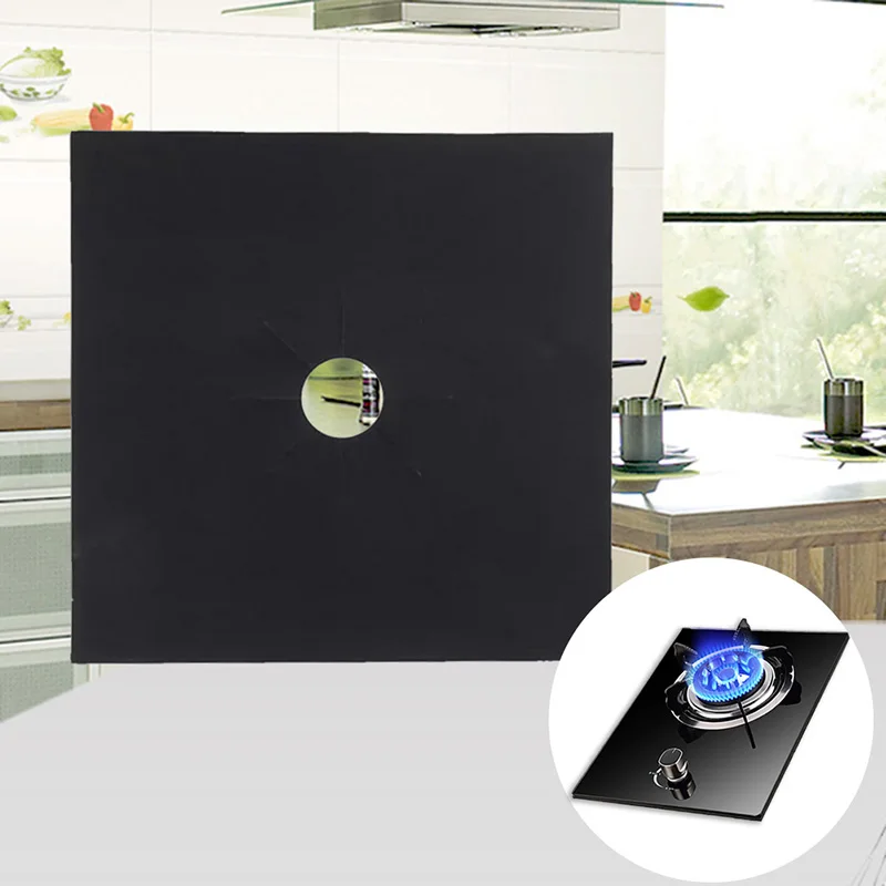 1PC New Style Gas Stove Burner Cover Protector Liner Clean Mat Pad File